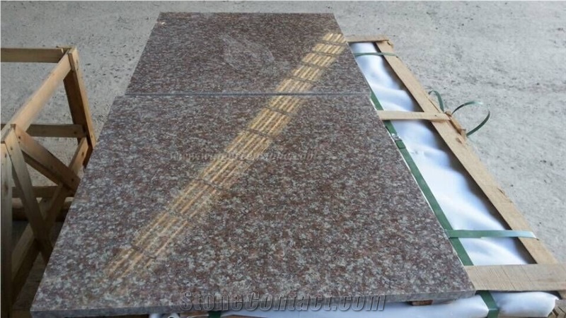 Cheapest G687 Polished Granite/Peach Red Polished Granite/China Pink Polished Granite Tiles & Slabs for Floor and Wall Covering