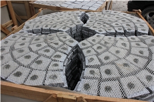 Chinese G603 Light Grey Granite Exterior Paving Pattern Cube Stone for Floor Covering
