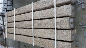 G682 Yellow Granite Flamed and Natural With/Without Hole for Pillars and Posts to European Market