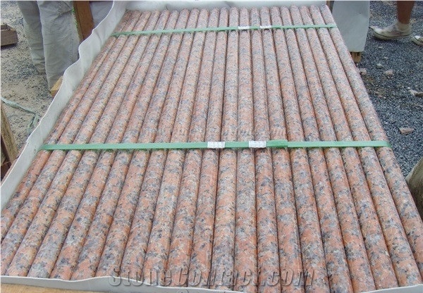 Own Factory, Chinese Red Granite, G562/Maple Red/Copperstone/Crown Red/Maple Leaf Granite Stairs, Steps & Risers, Stair Treads & Thresholds