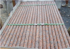 Own Factory, Chinese Red Granite, G562/Maple Red/Copperstone/Crown Red/Maple Leaf Granite Stairs, Steps & Risers, Stair Treads & Thresholds