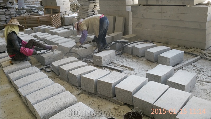 Own Factoy G603/China Grey/Sesame Grey Granite Kerbstones/Side Stone, Curbs for Road Side Paving