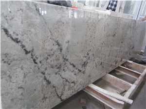 Professional Manufacturer & Reliable Quality, Imported White Galaxy/ Bianco Galaxy/Galaxy Weiss Kitchen Countertops, Kitchen Bar Tops, with & Without Back Splash