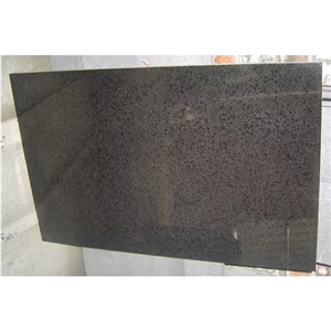 Chinese Fuding Black Granite Countertops, Polished Bathroom Countertops, Vanity Tops