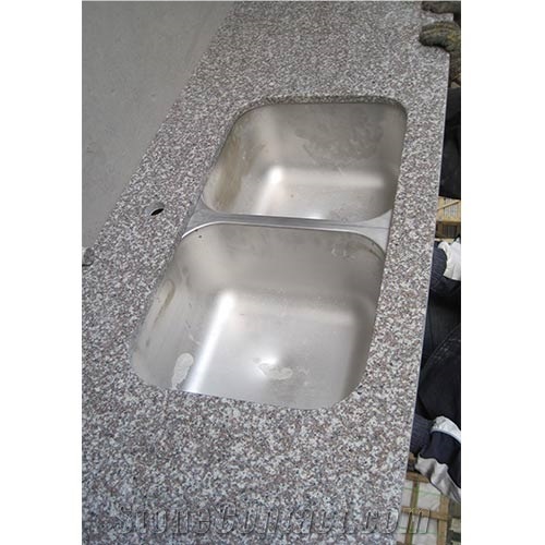 Chinese Granite Countertop, G664 Granite Polished Bathroom Countertops, Bathroom Vanity Tops