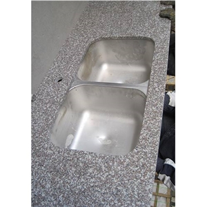 Chinese Granite Countertop, G664 Granite Polished Bathroom Countertops, Bathroom Vanity Tops