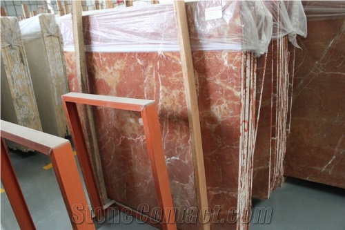 Chinese Hubei Rojo Alicante Red Marble Countertops, Polished Bathroom Countertops, Bathroom Vanity Tops