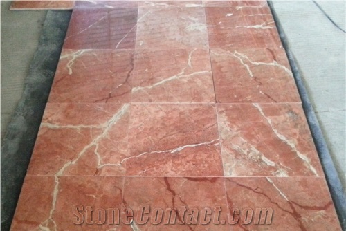 Chinese Hubei Rojo Alicante Red Marble Countertops, Polished Bathroom Countertops, Bathroom Vanity Tops