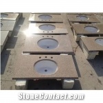 Chinese Yellow Granite Countertops, G682 Granite Bathroom Countertops, Vanity Tops