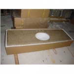 Chinese Yellow Granite Countertops, G682 Granite Bathroom Countertops, Vanity Tops