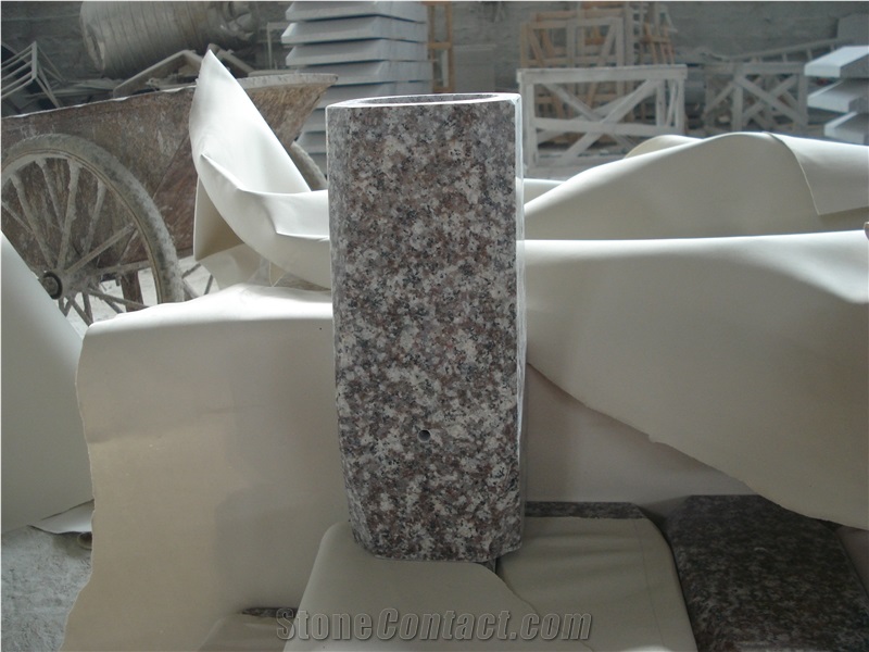 G603 Granite Tombstone Monument Memorials Vase