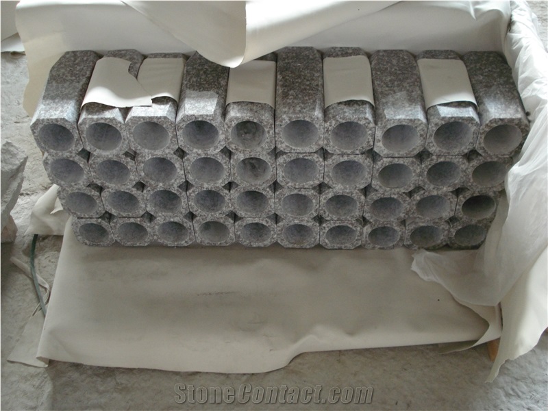 G603 Granite Tombstone Monument Memorials Vase