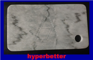 China Carrara White Marble Cutting Board from Hyperbetter