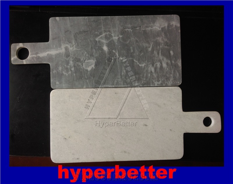 China Carrara White Marble Cutting Board from Hyperbetter