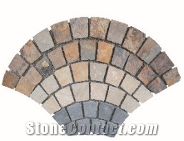 China Grey Slate Cube Stone,Xingzi Elegant Design Natural Slate for Walkway Paver