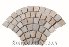 China Grey Slate Cube Stone,Xingzi Elegant Design Natural Slate for Walkway Paver