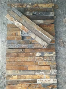 Xiayunling Rust Slate Cultured Stone, Stone Wall Decor