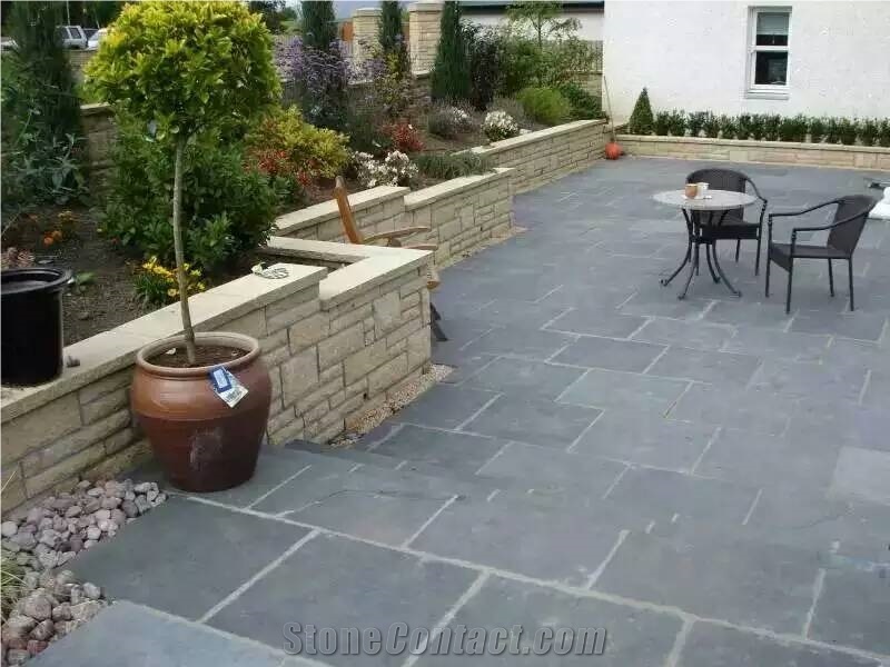 Xingzi China Green Cyan Slate Tiles