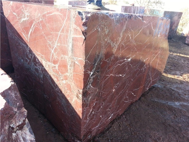 Prestige Rosso Marble Block, Red Marble Blocks