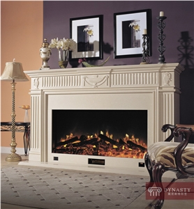 Big Mac Fireplace Royal Botticino Micro Marble Polished