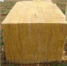 Beige Travertine Blocks Iran