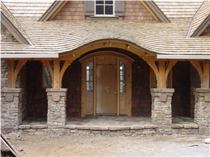 Humboldt Sandstone Drystack Masonry, Grey Sandstone Building Stone