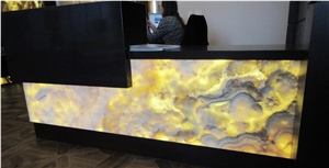 Custom Back-Lit Onyx Panels
