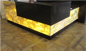 Custom Back-Lit Onyx Panels