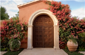 Permian Sea Coral Stone Entrance Door Surround