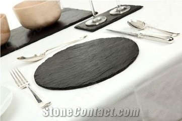 Blackslate Coaster Cup Holder Wine Rack