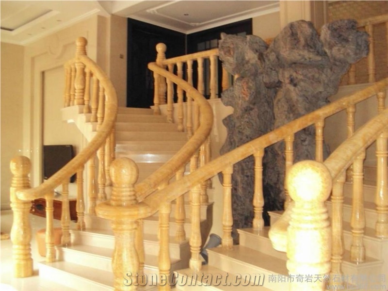 China Yellow Onyx Column