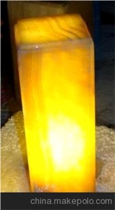 China Yellow Onyx Column