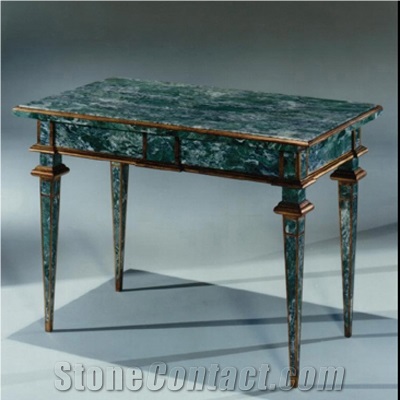 Verde Alpi Marble Tables
