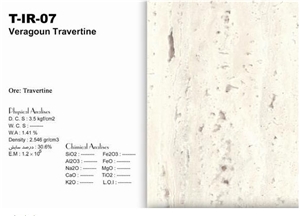 Veragoun Travertine Tiles & Slabs, Beige Travertine Floor Tiles, Wall Tiles