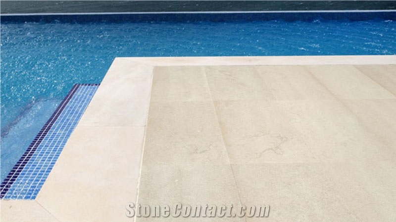 Gray Moca Limestone Pool Pavement, Pool Coping, Grey Limestone Pool Coping