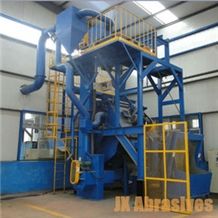 Rubber & Steel Belt Tumblast Machine Rubber & Steel Belt Tumblast Machine