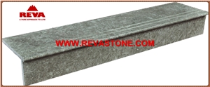 Chinese Gray Marble Stair Case/Chinese Grey Marble Step&Riser/Chinese Grey Marble Stair Covering