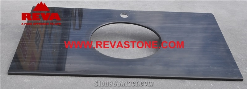 Royal Black Marble Countertop,China Black Marble Countertop,Wood Vein Black Countertop,China/Chinese Black Wood Vein Countertop
