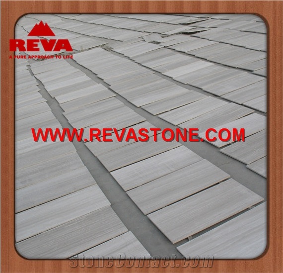 White Wood Vein Marble Slabs & Tiles, White Wood Grainy Marble, White Wooden Marble Slabs,China Grey Wood Light, Guizhou Wood Grain,Athens Serpeggiante Beige,Chinese Silver Palissandro