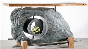 Bar Wine Rack With Pannonia Green Home Decor Products