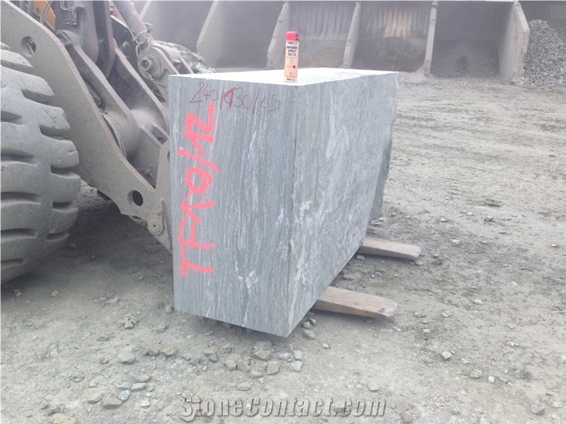 Pannonia Green Slate - Gruenschiefer Blocks From Own Quarry