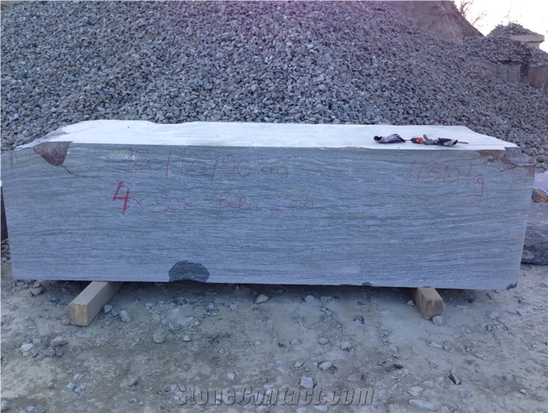 Pannonia Green Slate - Gruenschiefer Blocks From Own Quarry