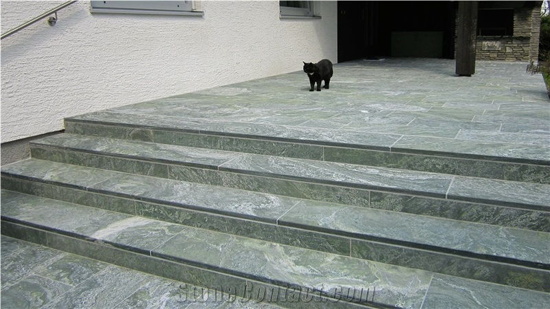 Pannonia Green Slate Terrace Pavement