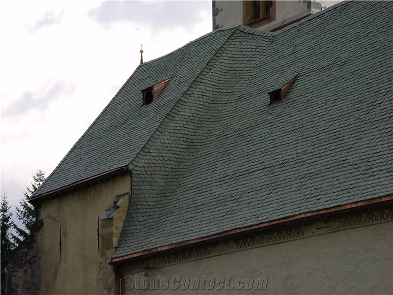 Dorato Valmalenco Quartzite Roof Tiles, Grey Quartzite Roofing Tiles