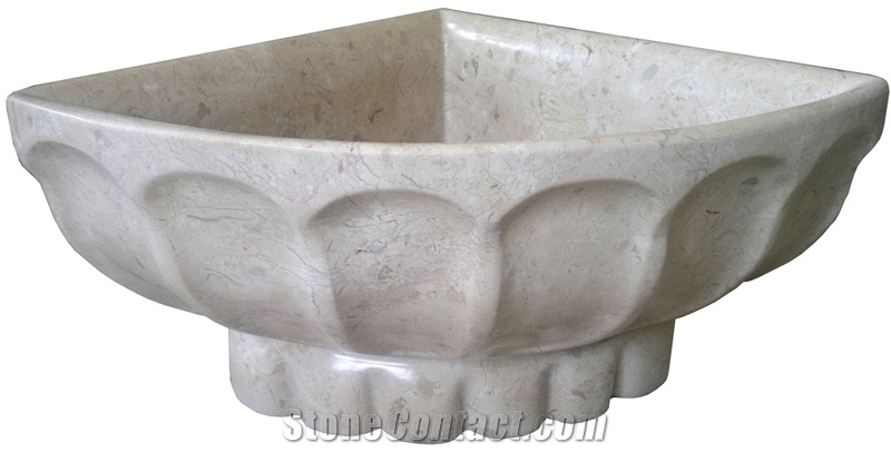 Afyon Sugar Marble Hammam Basin - Afhk-25