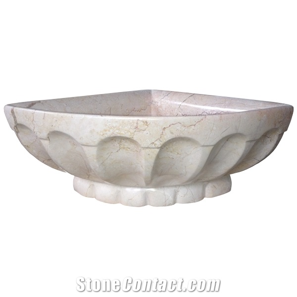 Afyon Sugar Marble Hammam Basin - Afhk-25