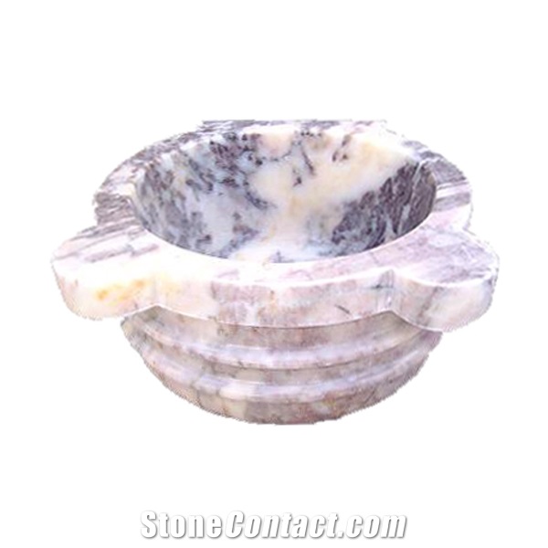 Afyon Violet Marble Hammam Basin - Afhk-29