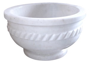 Afyon White Marble Basin - Afhk-72