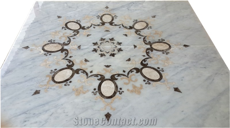 Afyon White Marble Massage Bathroom Bed