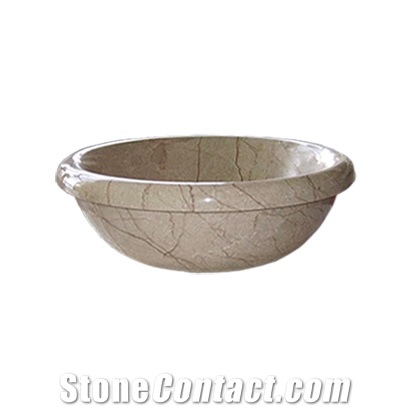 Afyon White Marble Sink - Afhl-29, White Marble Sinks & Basins, Kitchen Sinks